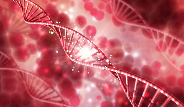 medical background with DNA strands Ivermectin